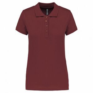 Kariban Womens/Ladies Pique Polo Shirt / Wine